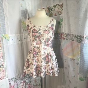 Floral Swim Cover Up Dress